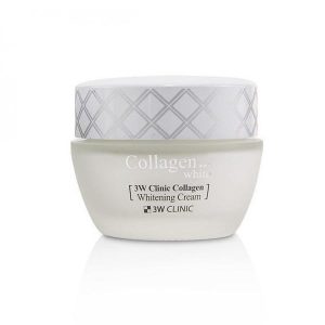 3W Clinic Collagen Whitening Cream 60ml Korean Whitening & Moisturizing Face Cream with Collagen