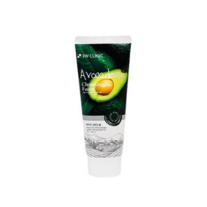 3W Clinic Avocado Cleansing Foam 100ml hydrating gentle facial cleanser for soft clean skin