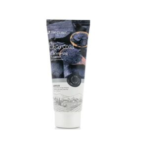 3W Clinic Charcoal Cleansing Foam product image showing the tube.