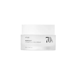 Anua Heartleaf 70% Intense Calming Cream product image showing the cream jar.
