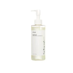 Anua Heartleaf Pore Control Cleansing Oil 200mL bottle on a clean background.