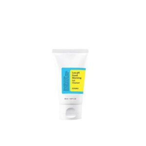 COSRX Low pH Good Morning Gel Cleanser 50ml showing the product packaging.