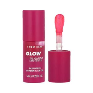 I DEW CARE Glow Easy Raspberry Vitamin C Lip Oil product image.