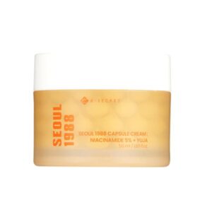 K-SECRET SEOUL 1988 Capsule Cream showcasing its brightening formula.