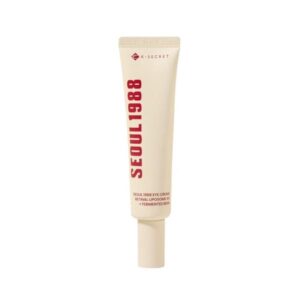 K-Secret Seoul 1988 Eye Cream with Retinal Liposome and Fermented Bean.