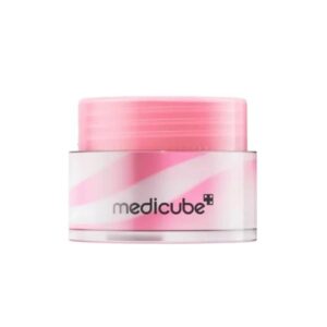 Medicube PDRN Lip Sleeping Mask 10g jar with rich texture for hydration.