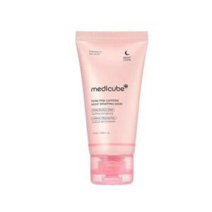 Medicube PDRN Pink Caffeine Overnight Wrapping Mask 75ml product image.
