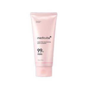Medicube PDRN Pink Niacinamide Whip Cleanser product image showing the packaging.