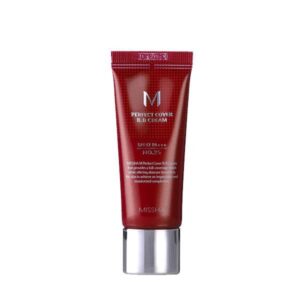Missha M Perfect Cover BB Cream showing the product packaging.
