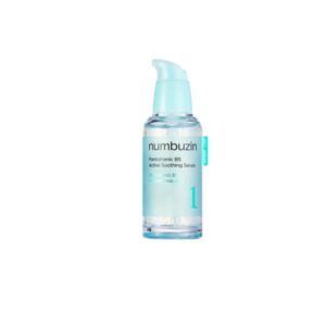 Numbuzin No. 1 Pantothenic B5 Active Soothing Serum in a pump bottle.