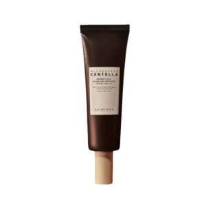 Skin1004 Madagascar Centella Probiotic-Cica Glow Sun Ampoule showing the product packaging.