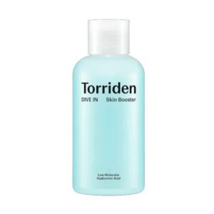 Torriden Dive In Low Molecular Hyaluronic Acid Skin Booster 200ml bottle on a clean background.